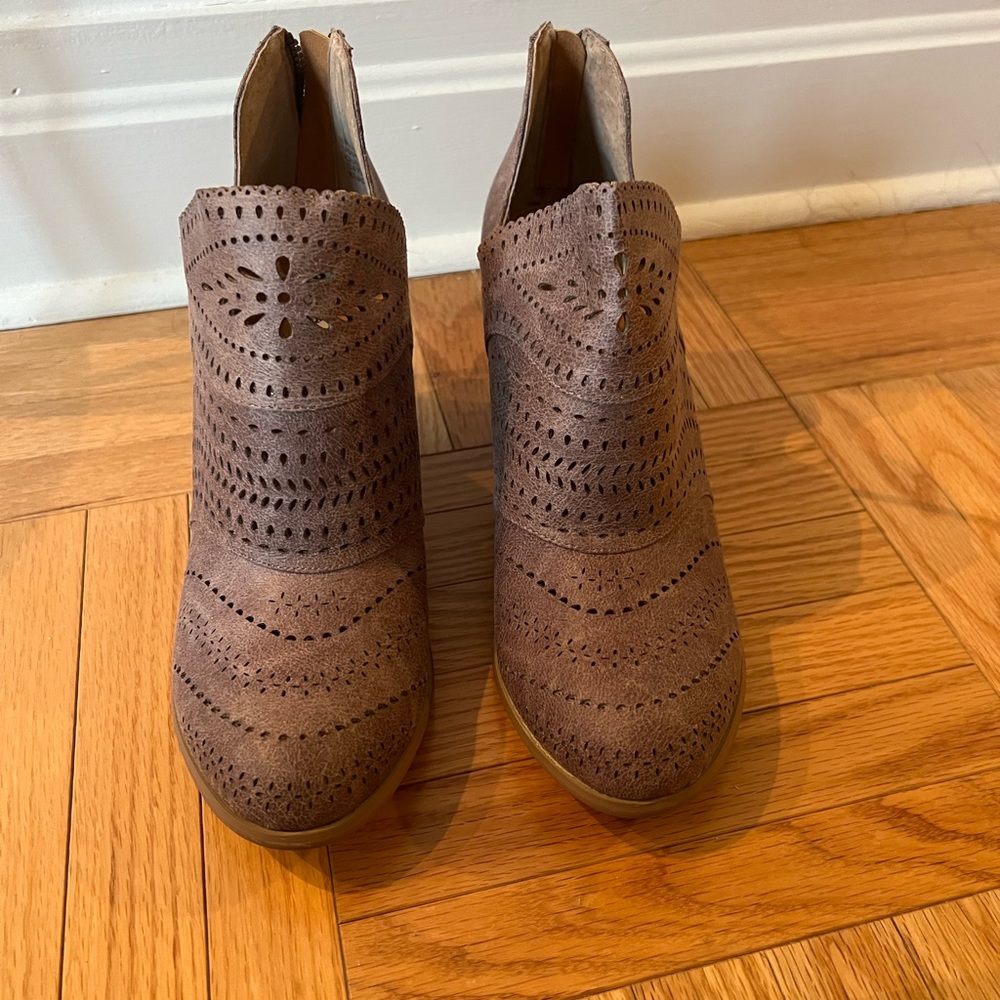 Tan Booties